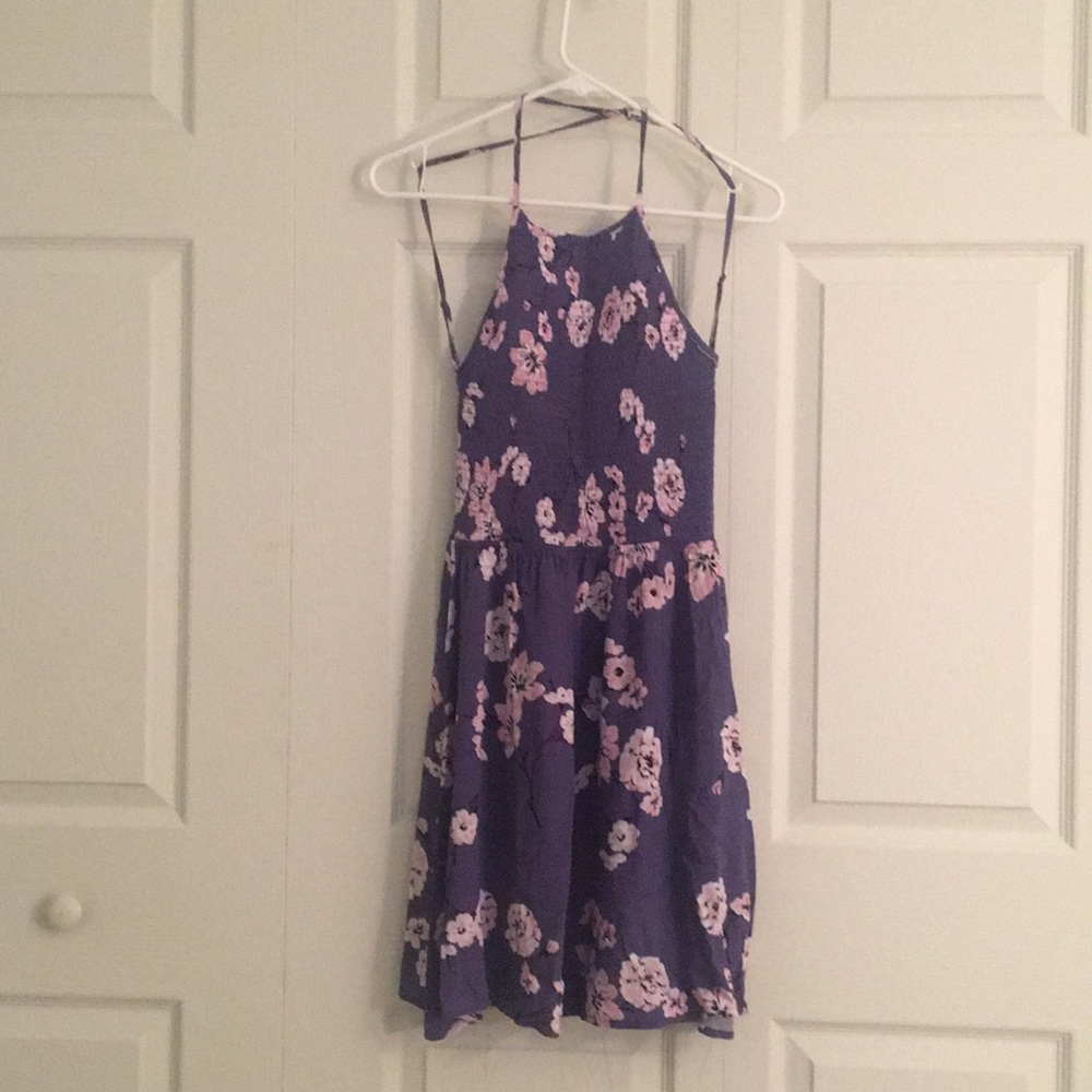 Pacsun LA Hearts Floral Dress - Purple